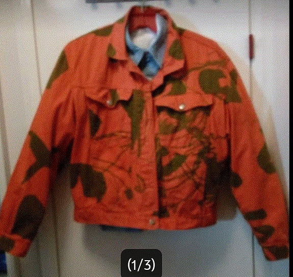 MARIMEKKO Marjaana Virta vintage farkkutakki. koko S