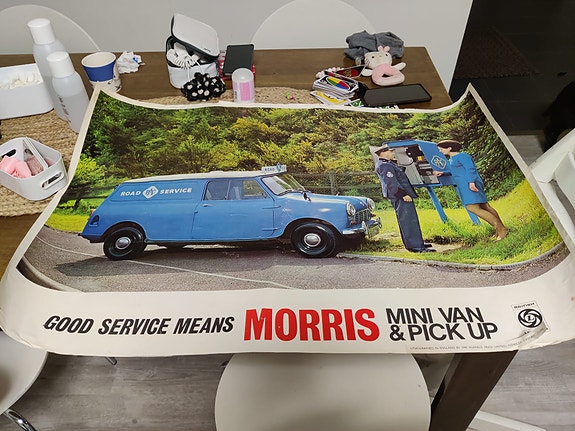 Vanha Morris Mini Van & Pick Up juliste
