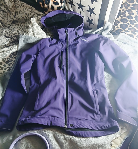 Craft naisten erittäin hyvä violetti softshell takki,  M