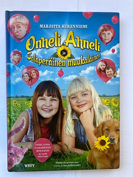 Marjatta Kurenniemi: Onneli ja Anneli ja salaperäinen muukalainen -kirja