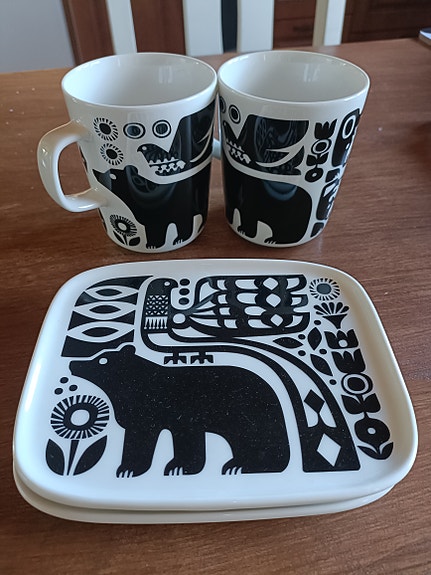 Marimekko kanteleen kutsu mukit