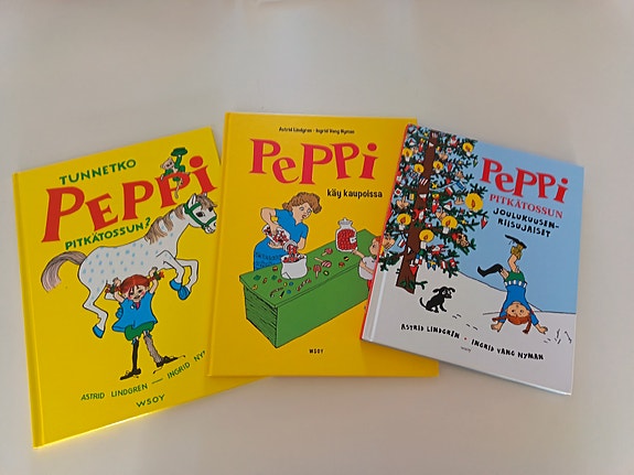 Peppi Pitkätossu kirjoja
