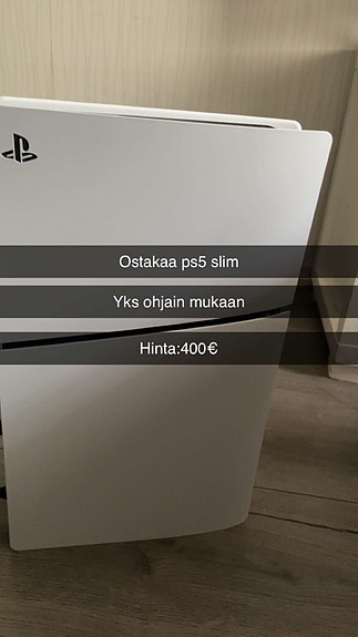 Playstation 5 slim +ohjain