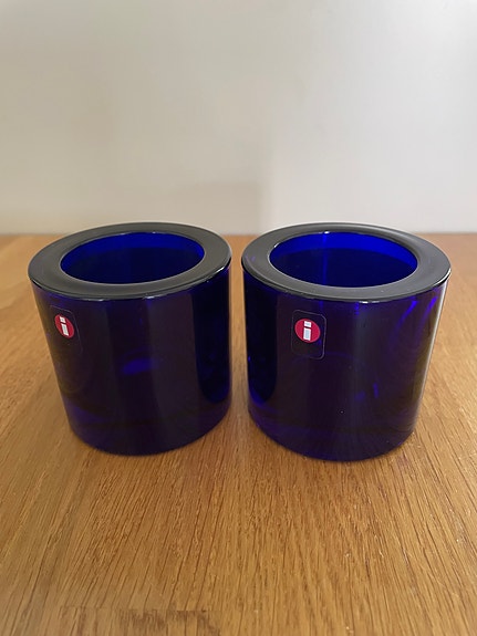 Iittala kivi tuikku 60mm koboltinsininen