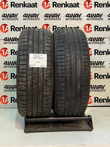 205/55R16 NOKIAN HAKKA GREEN 2 94V DOT18 6-6,5MM UUDENVEROISET 2KPL