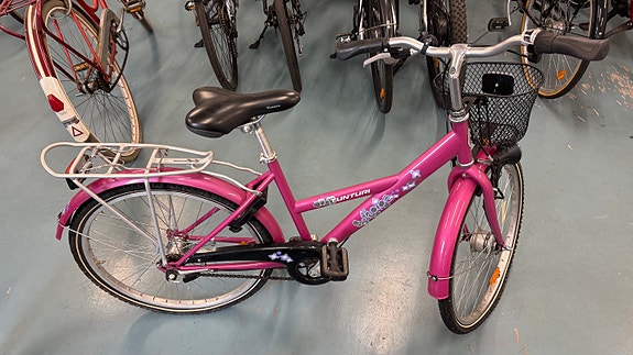 Tunturi lasten pyörä 24" pinkki