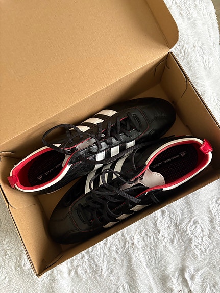 Adidas F50 adizero TRX FG jalkapallokengät koko 44 musta/punainen