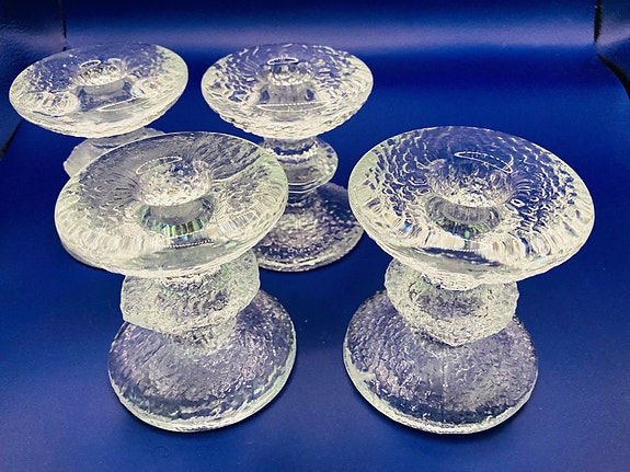 Iittala Festivo kynttilänjalat kirkas lasi