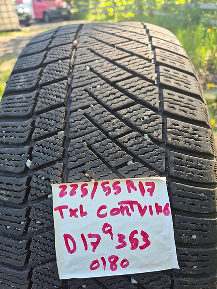 225/55R17 T XL CONTINENTAL VIKING CONT 6 DOT17   Q353