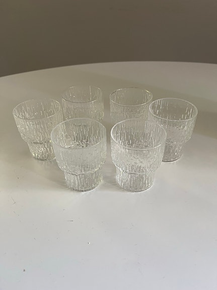 Iittala Wirkkala Paadar snapsilasit, 6 kpl