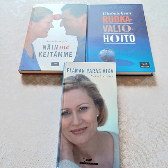 Antti Heikkilä kirjat 3 kpl