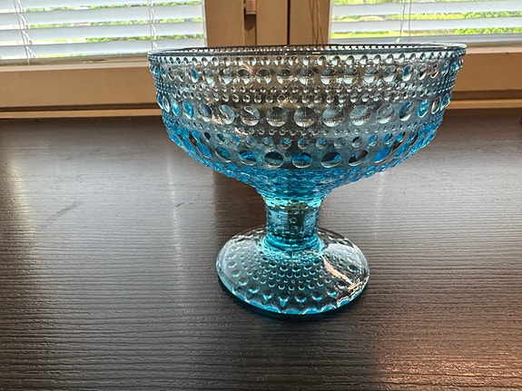 Iittala Kastehelmi sininen kulho