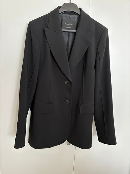 Massimo Dutti jakku,musta,kapea 42