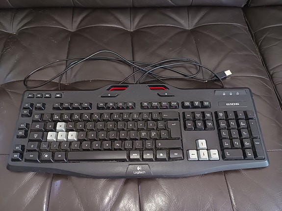 Logitech G105 pelinäppäimistö USB
