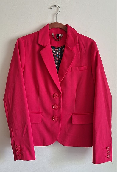 Divided pinkki bleiseri 38