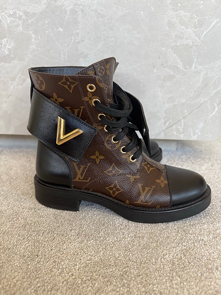 Louis Vuitton monogram boots