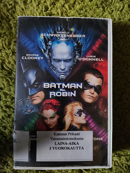 Batman & Robin vhs-elokuva