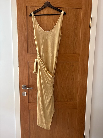 Vince wrap-dress vaalean keltainen M