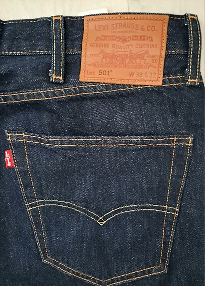 Levi's 501 farkut, original, W38/L30