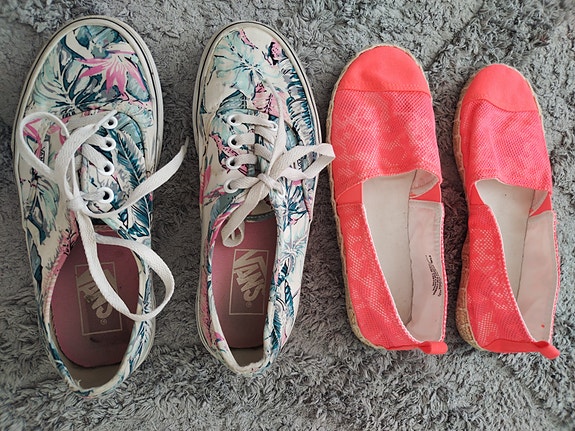 Kenkäpaketti 35: Vans tennarit ja H&M espadrillot