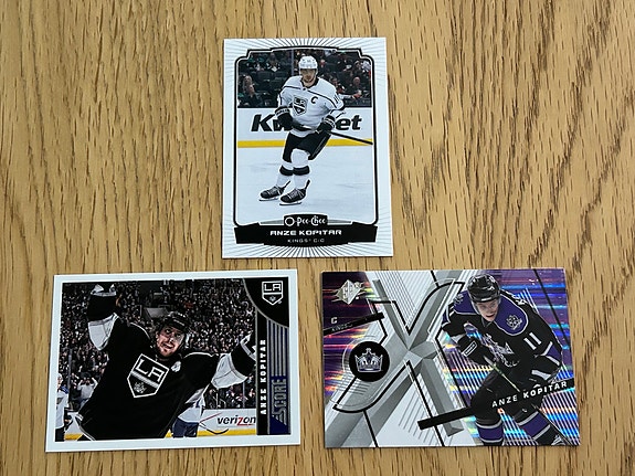 NHL jääkiekkokortit Los Angeles Kings 9 kpl.