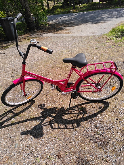Kombi kaupunkipyörä 24" pinkki naisten