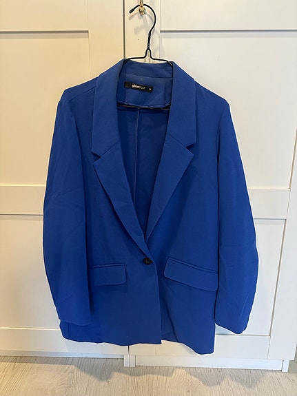 Gina Tricot sininen bleiseri jakku 34