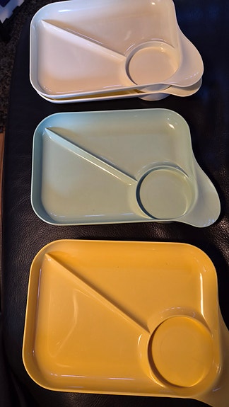 sarvis retro tarjoiluastiat/lautaset 5 kpl