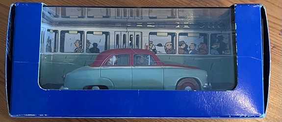 Tintin Simca Aronde taksimalli keräilyauto