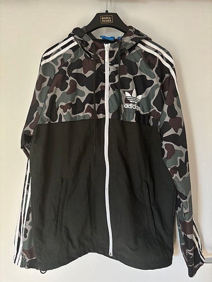 Adidas camo vihreä takki S