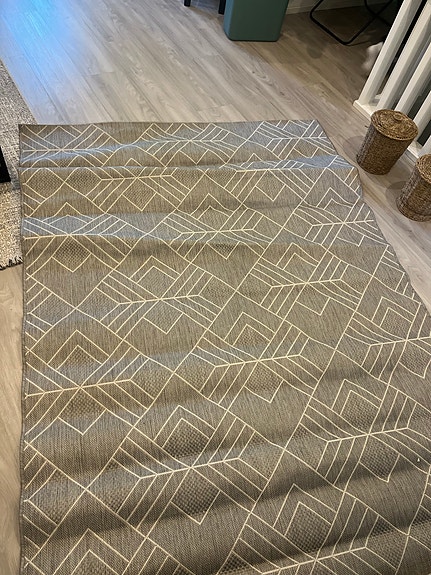 Sotka matto harmaa-beige kuviollinen