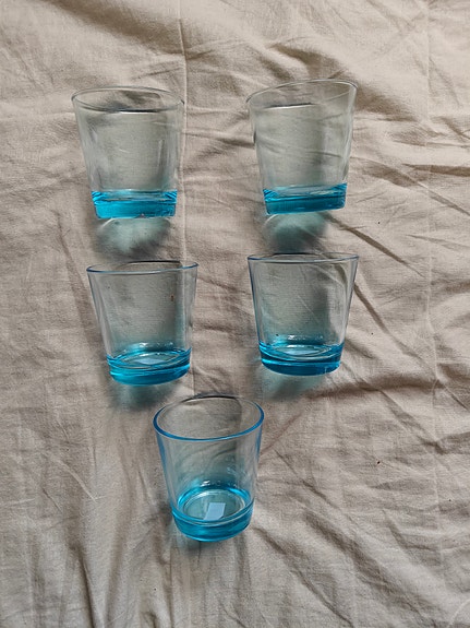 Kaj Franck Iittala kartio lasi(5kpl)