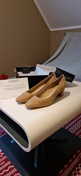 Ralph Lauren Whitney korkokengät koko 38 camel