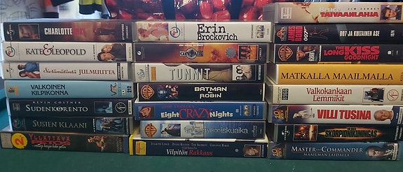Vhs kasetteja 22 kpl