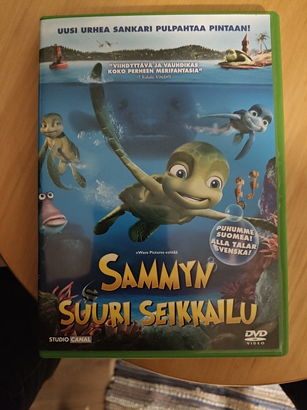 Sammyn suuri seikkailu DVD