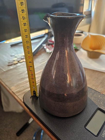 Bjarmia CW ruskea maljakko n. 18 cm