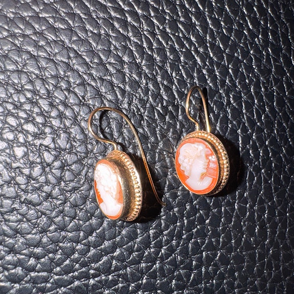 Camee kultakorvakorut 14k