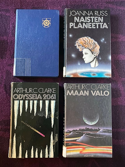5 kpl Arthur C Clarke kirjoja