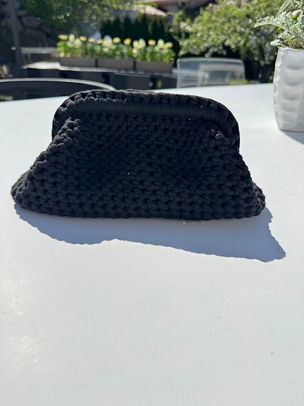 Käsintehty clutch laukku