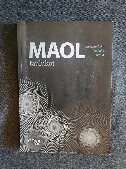 MAOL taulukot matematiikka fysiikka kemia