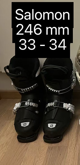 Salomon laskettelumonot 246 mm (koko 33–34)