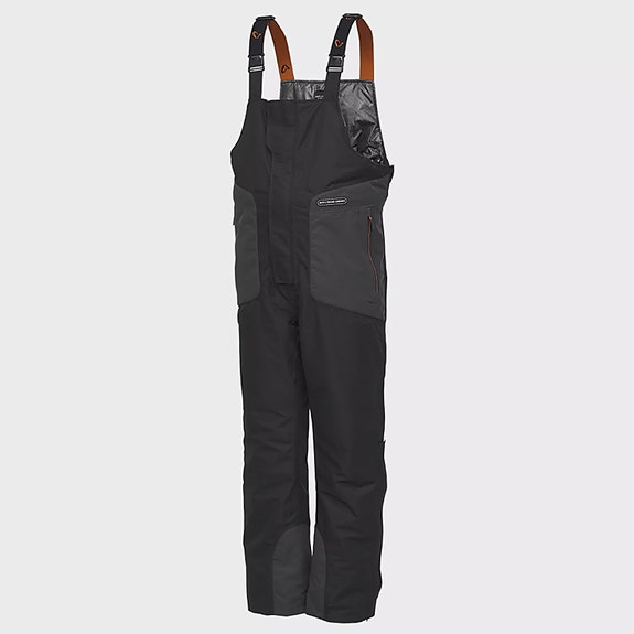 Toppahousut Thermo Heatlite musta koko S - Savage Gear kelkkahousut / pilkkihous