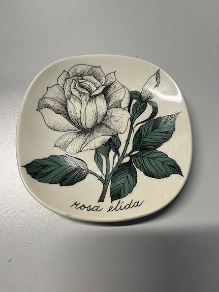 Arabia Rosa Elida seinälautanen
