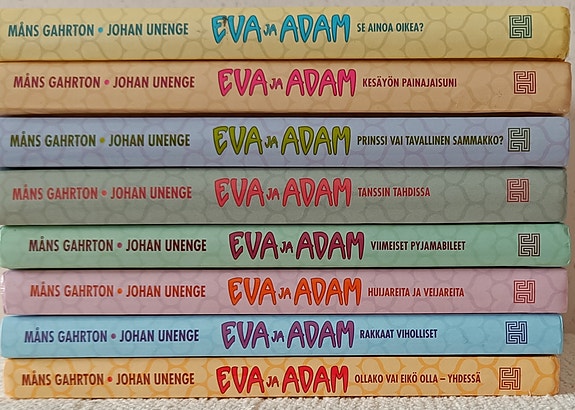 Eva ja Adam kirjat ( 8 kpl) Måns Gahrton