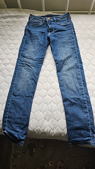 H&M farkut koko 134 sininen tytöille