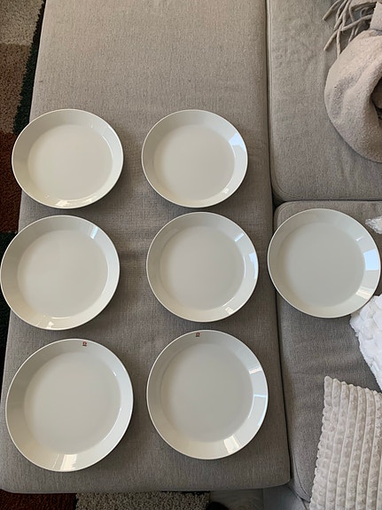 3 kpl Iittala Teema lautasia 26cm