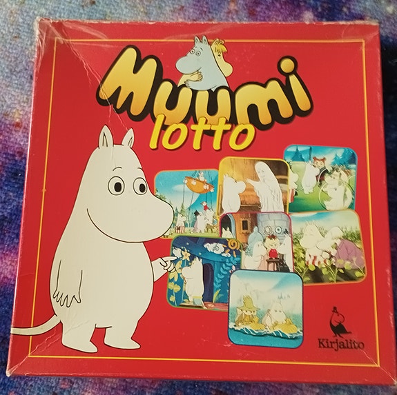 Muumi lotto lautapeli 1998 vuodelta