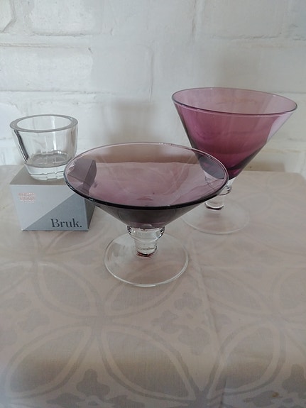 2 skoolia Ristomatti Ratia/Muurla+Kosta Boda tuikku