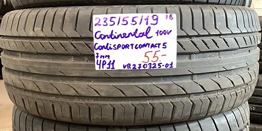 235/55R19 Continental ContiSportContact 5 100V kesärengas