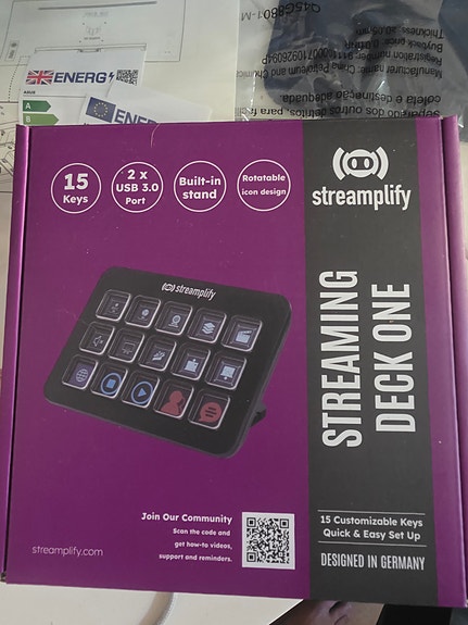 Streamplify Streaming Deck One - makropainikekonsoli 15 näppäimellä